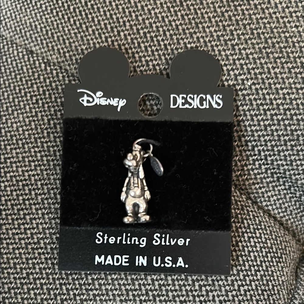 Disney vintage Sterling Silver Goofy Charm NWT